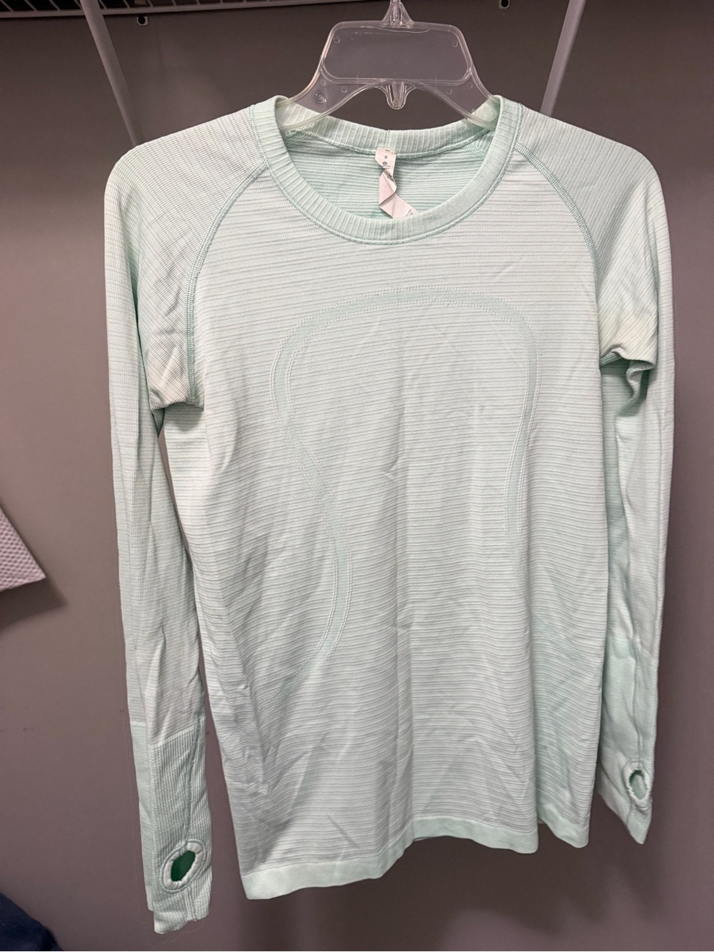 lululemon athletica Mint Green Ribbed Top